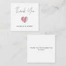 Search for red heart thank you cards Simple