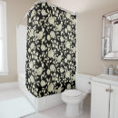 Search for cream and black shower curtains Vintage