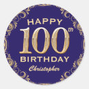 Search for blue gold glitter stickers Birthday party