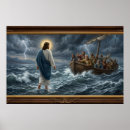 Search for jesus walks on water posters Christian