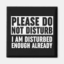Search for do not disturb magnets Disturbed