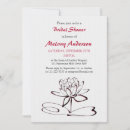 Search for asian bridal shower invitations Flower
