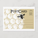 Search for bee illustration postcards Vintage