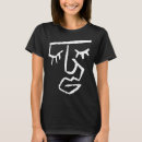 Search for abstract womens tshirts Face