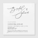 Search for handwritten bridal shower invitations Modern