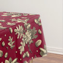 Search for burgundy gold tablecloths Rustic