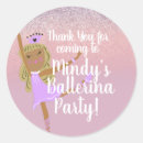 Search for ballerina party stickers Birthday
