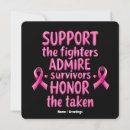 Search for breast cancer awareness invitations Support