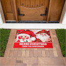 Search for santa claus doormats Red