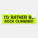 Search for rock climbing bumper stickers Mountaineering