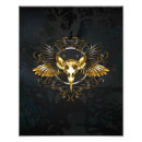 Search for gold skull art Golden
