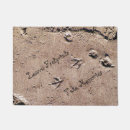Search for footprints doormats Sand