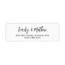 Search for save the date wedding return address labels Rsvp