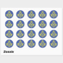Search for masonic stickers Blue