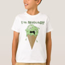Search for ice cream cone cartoon tshirts Mint chocolate chip