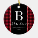 Search for red and black buffalo plaid christmas tree decorations Typography