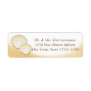 Search for gold starfish return address labels Tropical