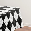 Search for black and white tablecloths Scottish