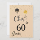 Search for cheers to 60 years Glitter