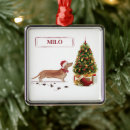 Search for dachshund christmas tree decorations Funny