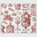 Search for nostalgic wrapping paper Red