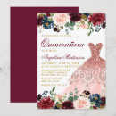 Search for red dress quinceanera invitations Quinceañera
