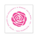 Search for red rose rubber stamps Return address