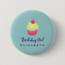 Search for cupcake with cherry badges Birthday