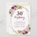 Search for stylish 30th birthday invitations Geometric