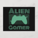 Search for alien postcards Retro