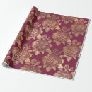 Search for red roses wrapping paper Vintage