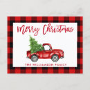 Search for vintage red truck postcards Modern brush script