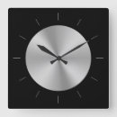 Search for stainless steel clocks Grey