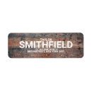Search for dark wood return address labels Vintage