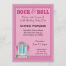 Search for juke box invitations Retro