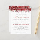 Search for red glitter invitations Girly