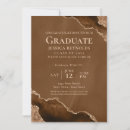 Search for brown and gold graduation invitations High school