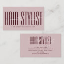 Search for purple business cards Hair stylist