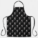 Search for skeleton bones aprons Black and white