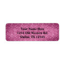 Search for glitz and glam return address labels Sparkle