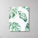 Search for palm leaf canvas prints Green