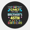 Search for 45 stickers 45th birthday