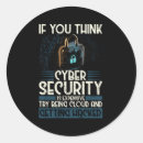 Search for information security stickers Cyber warrior