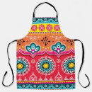 Search for ethnic indian design aprons Floral