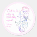 Search for mermaid party favor stickers Whimsical