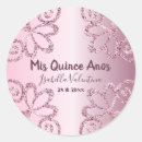 Search for mis quince anos stickers Rose gold