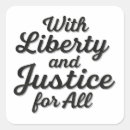 Search for liberty and justice stickers Equality