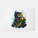 Search for christmas lights doormats Kitten