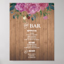 Search for rustic bar menus Floral