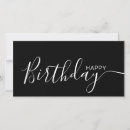 Search for black and white birthday cards Elegant